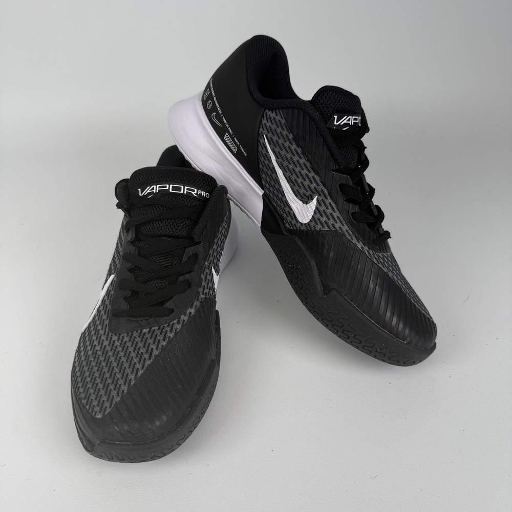 Nike Court Air Zoom Vapor Pro 2 Women's Size 6.5 Black White‎ Shoes FB2200-001